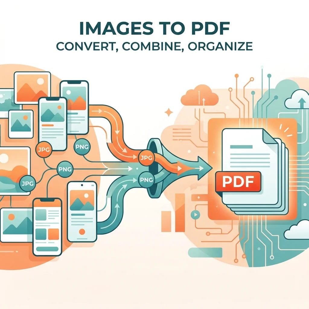 تحويل الصور إلى PDF: سريع وسهل