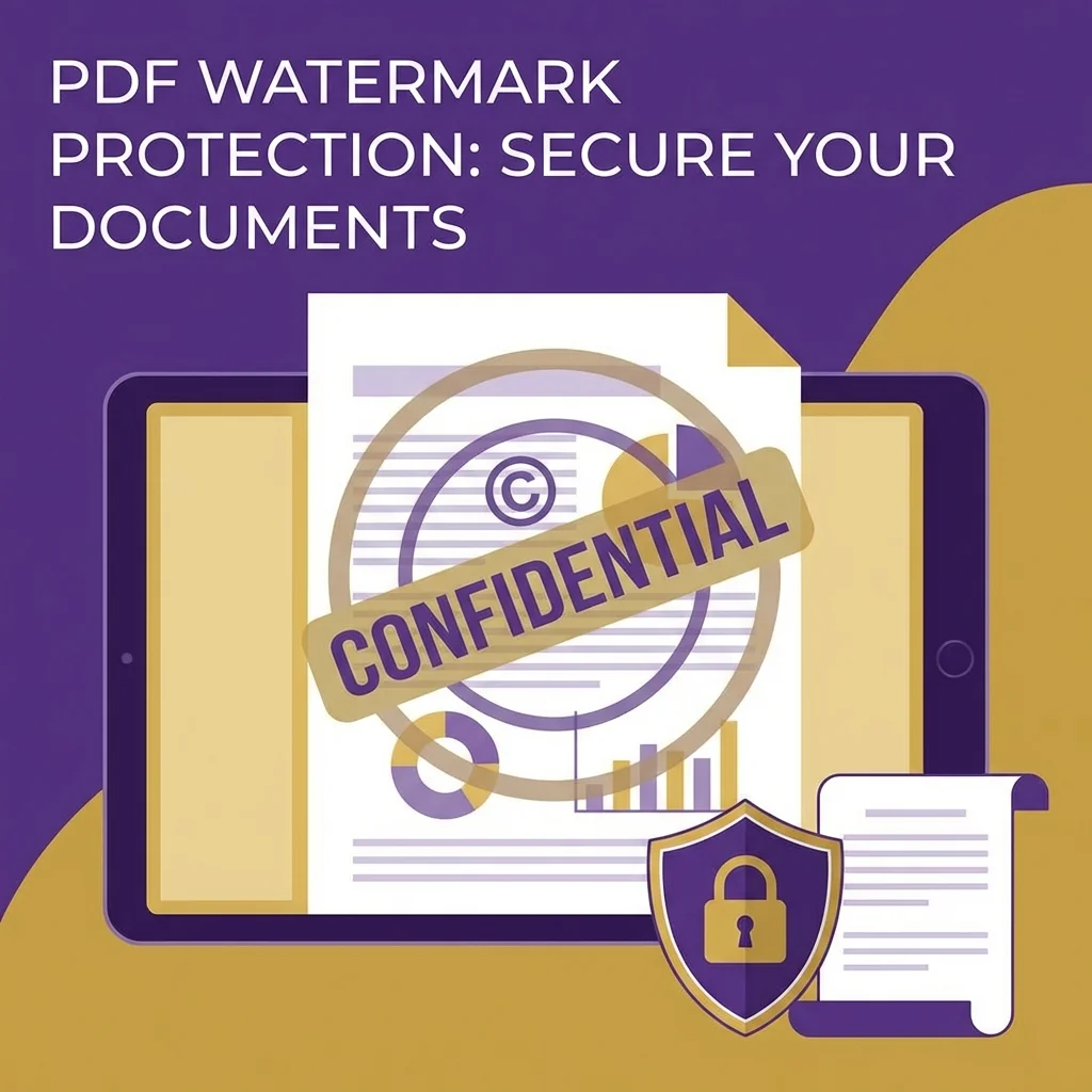 إضافة علامات مائية لـ PDF: احمِ عملك